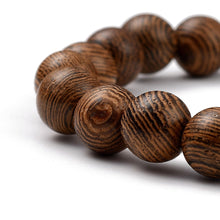 Load image into Gallery viewer, Natural Wood Synthetic Hematite Bead Bracelets for Mum, Daughter, Sister Girlfriend