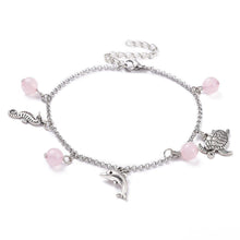 Load image into Gallery viewer, Natural Rose Quartz Bracelets for Mum, Daughter, Sister Girlfriend