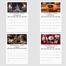 Load image into Gallery viewer, 2026 Calendar, If Dogs Were Influencers, Every Month with an Influencing Dog, Dog Owners Calendar A4