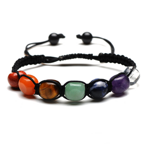 Crystal Gemstone Bracelet 7 Chakra Bead