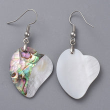 Load image into Gallery viewer, Abalone Shell Ice Drop Earrings