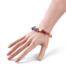 Load image into Gallery viewer, 7 Chakra Bracelet Crystal Jewellery Stones Balance Reiki