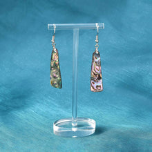 Load image into Gallery viewer, Abalone Shell Triangular Earrings