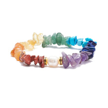 Load image into Gallery viewer, 7 Chakra Bracelet Crystal Jewellery Stones Balance Reiki