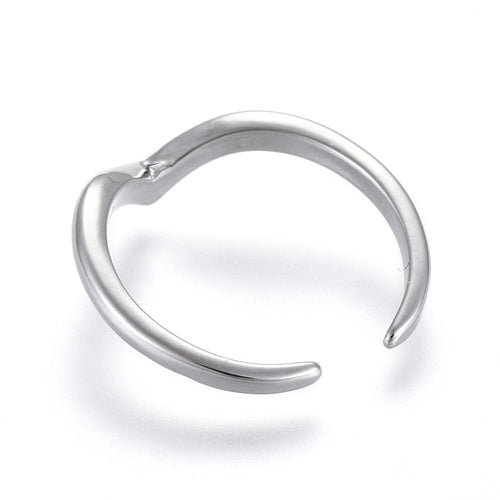 Adjustable Wave Roe Ring