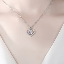 Load image into Gallery viewer, Daughter Boxed Heart Message Necklace