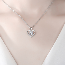 Load image into Gallery viewer, Soulmate Gift Boxed Heart Message Necklace