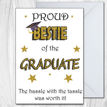 Load image into Gallery viewer, Graduation Card Proud Personalised Grandma, Parents, Mum, Dad