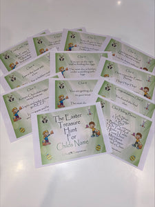 Personalised Easter Treasure Hunt Game