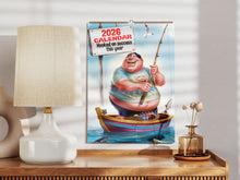 Load image into Gallery viewer, 2026 Calendar, Funny Fishing Theme, A4 Size, Gift For Dads, Husbands and Brothers