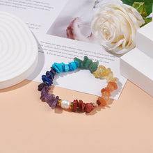 Load image into Gallery viewer, 7 Chakra Bracelet Crystal Jewellery Stones Balance Reiki