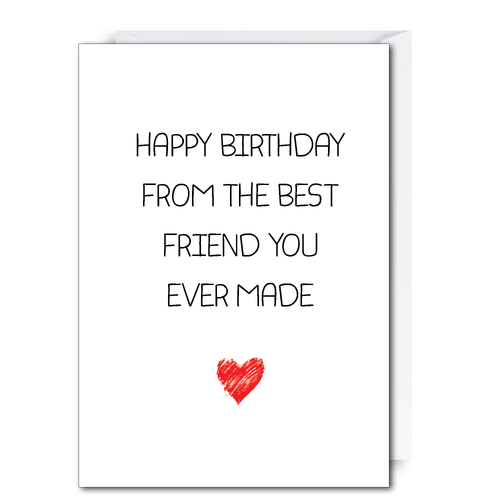 Special Friend Birthday Card for Women Men Husband Wife Friends