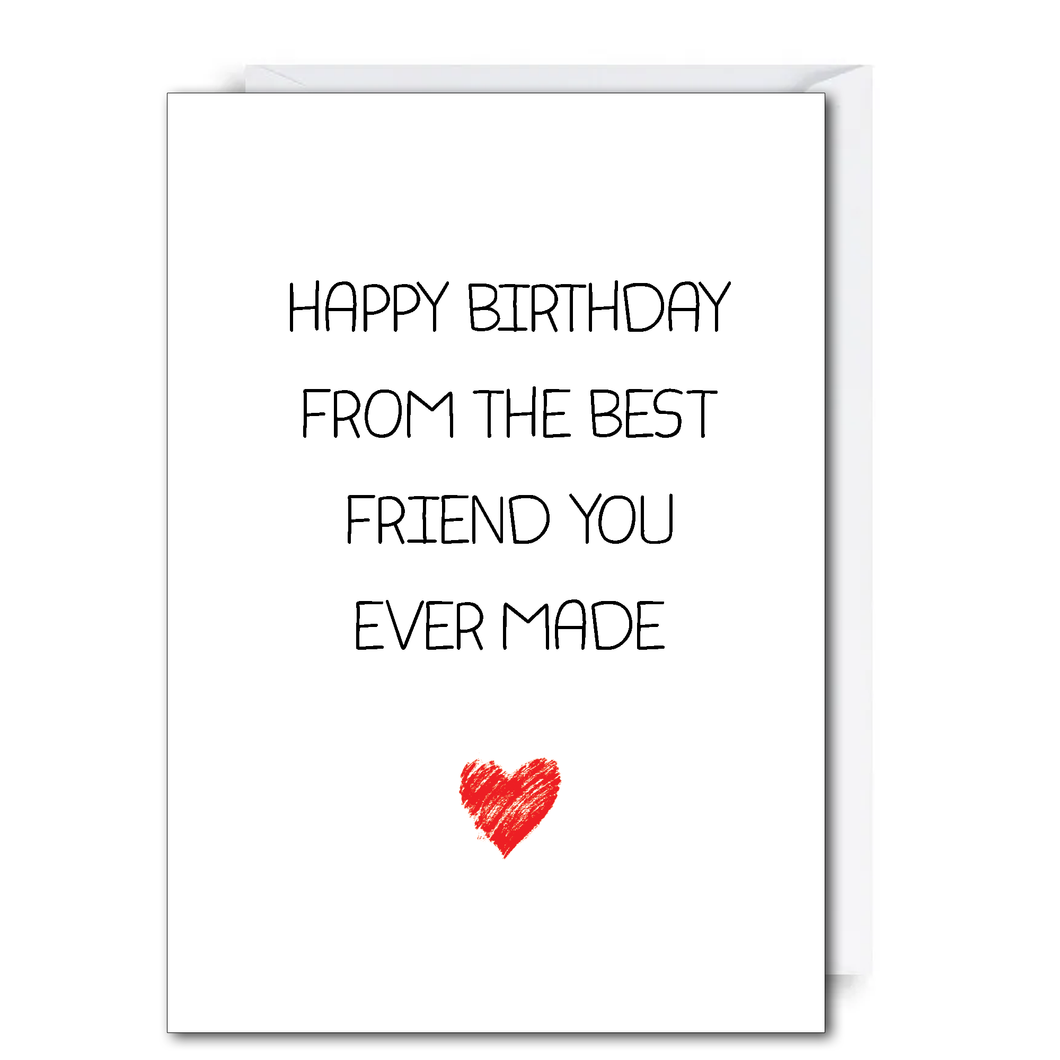 Special Friend Birthday Card for Women Men Husband Wife Friends