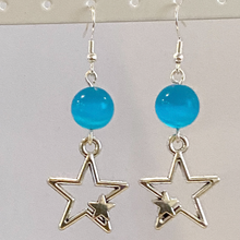 Load image into Gallery viewer, Blue Moon Star Drop Earrings For Women Daughters Mums