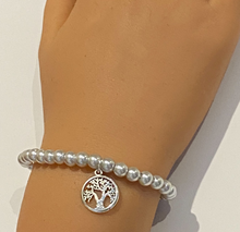 Load image into Gallery viewer, Stackable Bracelet - Glass Pearl Tree of Life