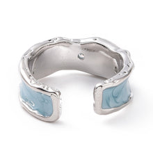 Load image into Gallery viewer, For Friends or Family Sky Blue Wave Ring