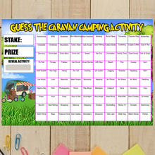 Load image into Gallery viewer, A4 Guess the name Fundraising Scratch Card Game 100 Fund Raiser