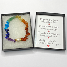 Load image into Gallery viewer, Chakra Bliss Friendship Bracelet: Vibrant Colors &amp; Positive Energy