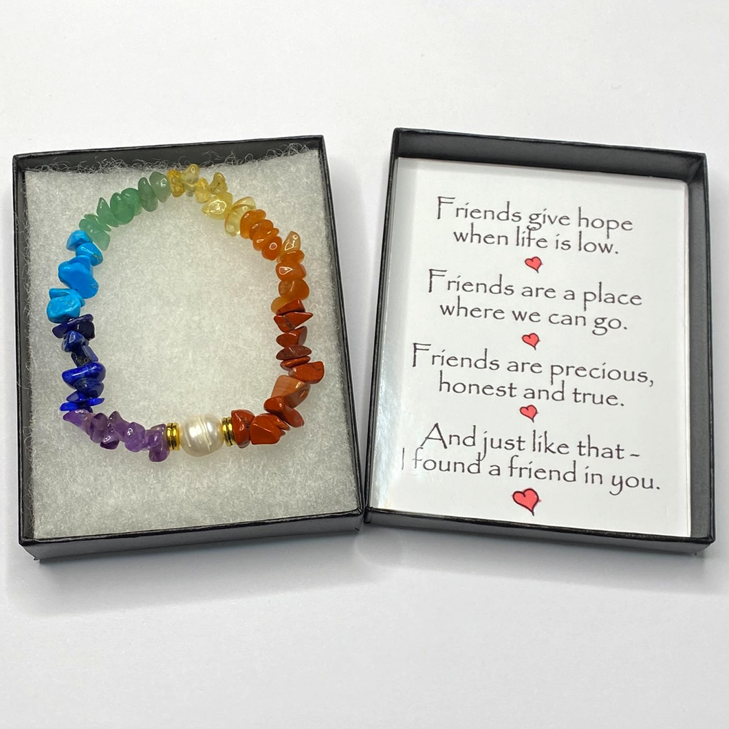 Chakra Bliss Friendship Bracelet: Vibrant Colors & Positive Energy