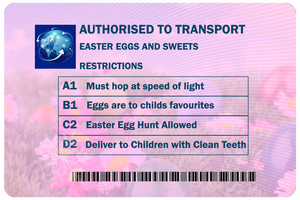 Easter Bunny Lost Hopping Licence