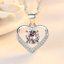 Load image into Gallery viewer, Daughter Boxed Heart Message Necklace