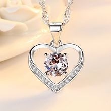 Load image into Gallery viewer, To My Sister Boxed Heart Message Necklace