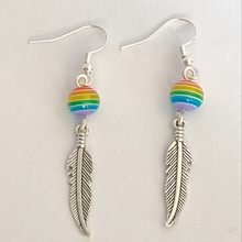 Load image into Gallery viewer, Rainbow Bead Dangle Earrings For Daughters, Sisters, Girlfriends, Mothers