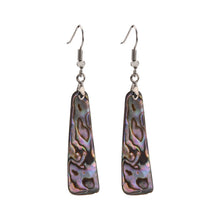 Load image into Gallery viewer, Abalone Shell Triangular Earrings