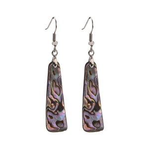 Abalone Shell Triangular Earrings