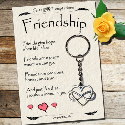 Friendship Inspirational Gift Keyring