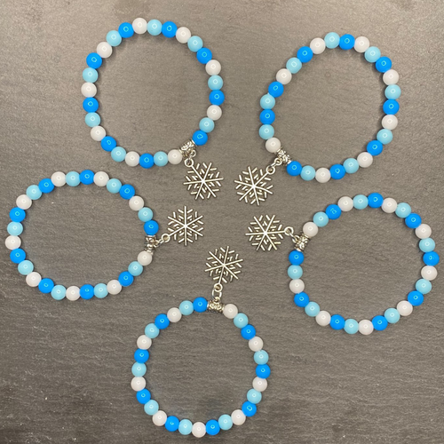 Bracelet Kid Party Bags Favour Stocking Filler Loot Gift Frozen Christmas Themed