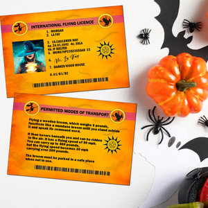 Witches Novelty Id Badge, Halloween Prank