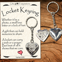 Load image into Gallery viewer, Locket Keyring - Gift for Mothers Day, Daughter, Sisters, Granddaughters