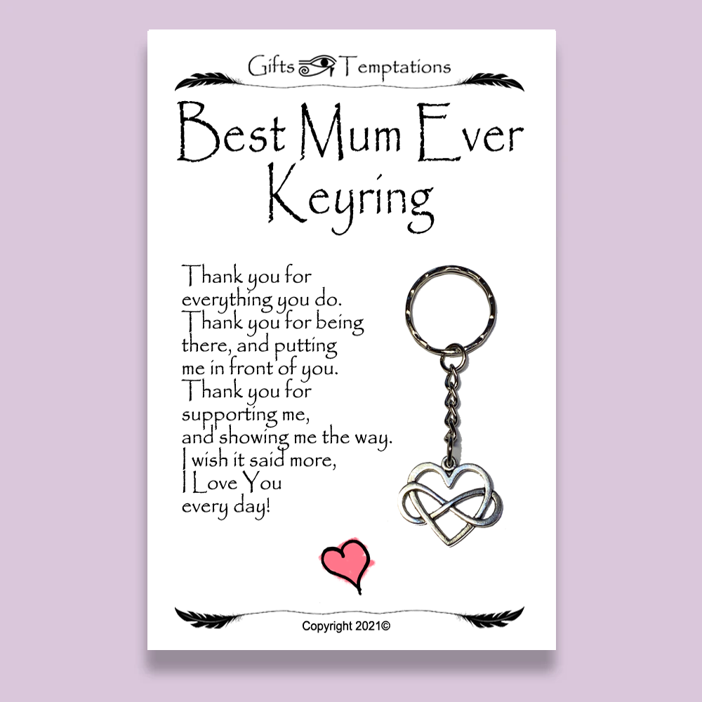 Mothers Day - Best Mum Ever Keyring