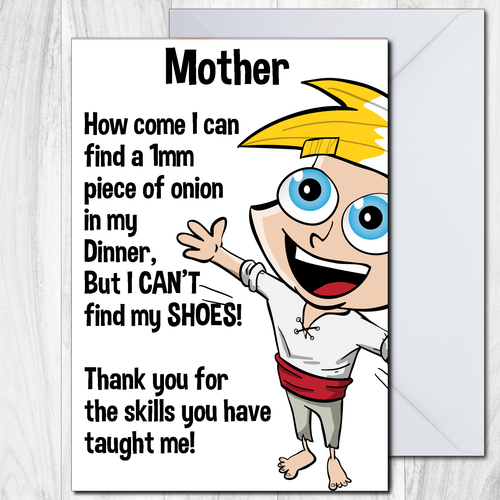 Mothers Day Card - Piece of Onion
