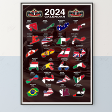 Load image into Gallery viewer, Motor Racing 2024 Calendar Ideal Gift for Formula Racing Fans