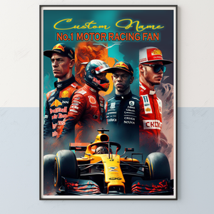 Personalised The Pinnacle of Racing Fandom: Unveiling the Best Wall Art Poster Print
