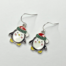 Load image into Gallery viewer, Cute Penguin Earrings Chistmas Gift