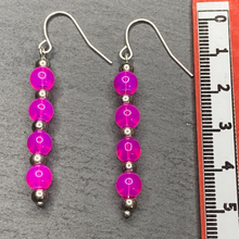 Load image into Gallery viewer, Camellia Pink Opalite Dangle Earrings