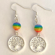 Load image into Gallery viewer, Rainbow Bead Dangle Earrings For Daughters, Sisters, Girlfriends, Mothers