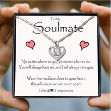 Load image into Gallery viewer, Soulmate Gift Boxed Heart Message Necklace