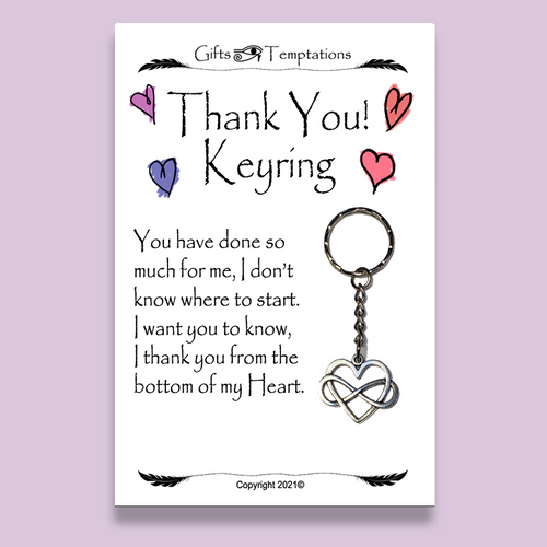 Thank You Gift Keyring
