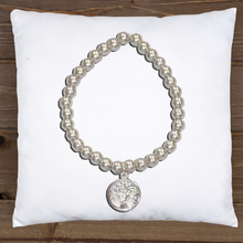 Load image into Gallery viewer, Stackable Bracelet - Glass Pearl Tree of Life