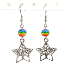 Load image into Gallery viewer, Rainbow Bead Dangle Earrings For Daughters, Sisters, Girlfriends, Mothers