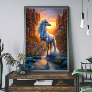 Unicorn Fantasy Print