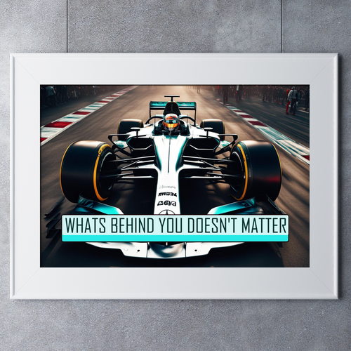 Motor Racing 2025 Motivational Print Ideal Gift for Formula Racing Fans